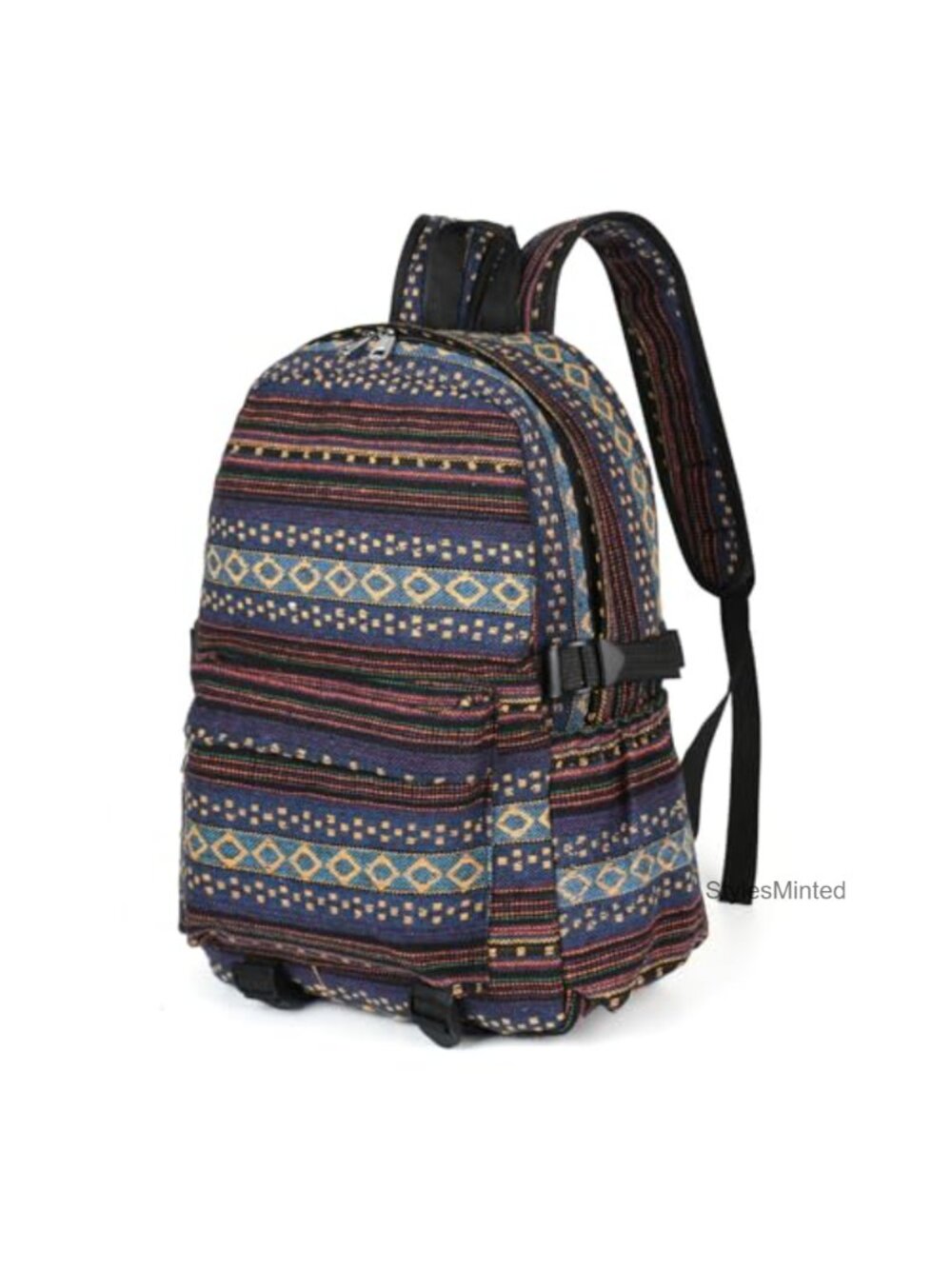 Vintage Unique Style Fashion Backpack, Boho Ethnic Handbag Purse